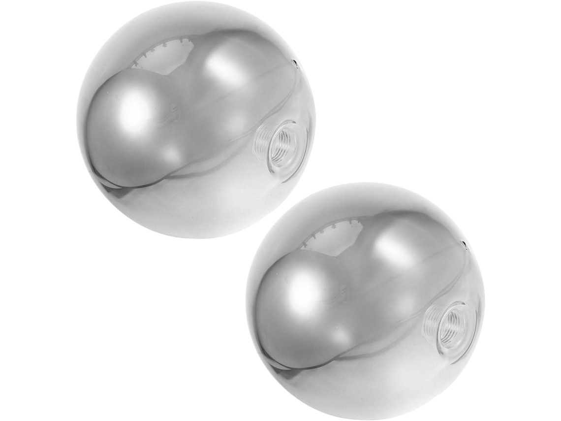 Conjunto de 2 Peças de Vidro Moderno, Elegante e Durável para Jardim. SFUSHOS