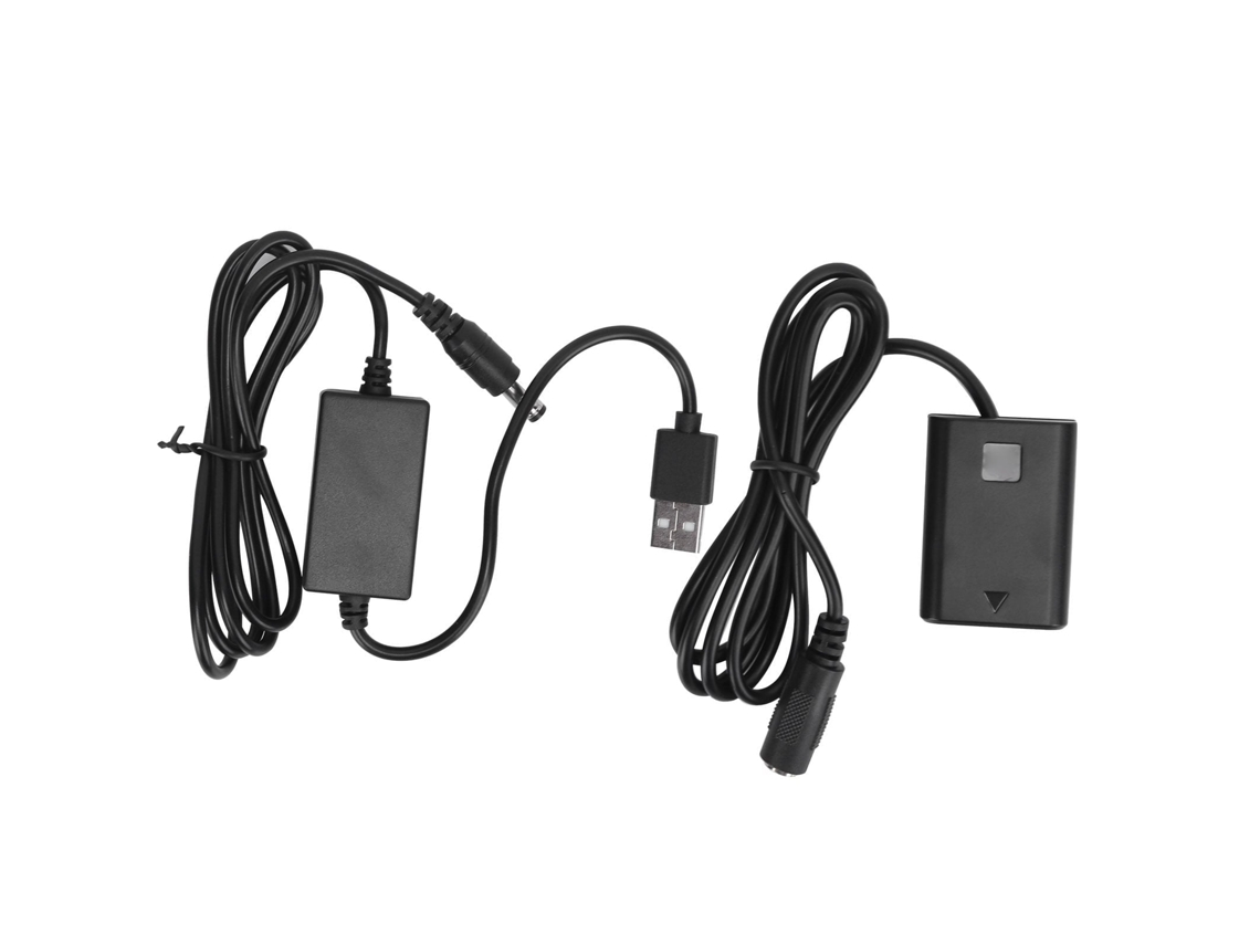 2026 adaptador de Batería Falsa Np fw50 Con Cable Usb para Sony A7 A7r A7s Kit de Acoplador Dc