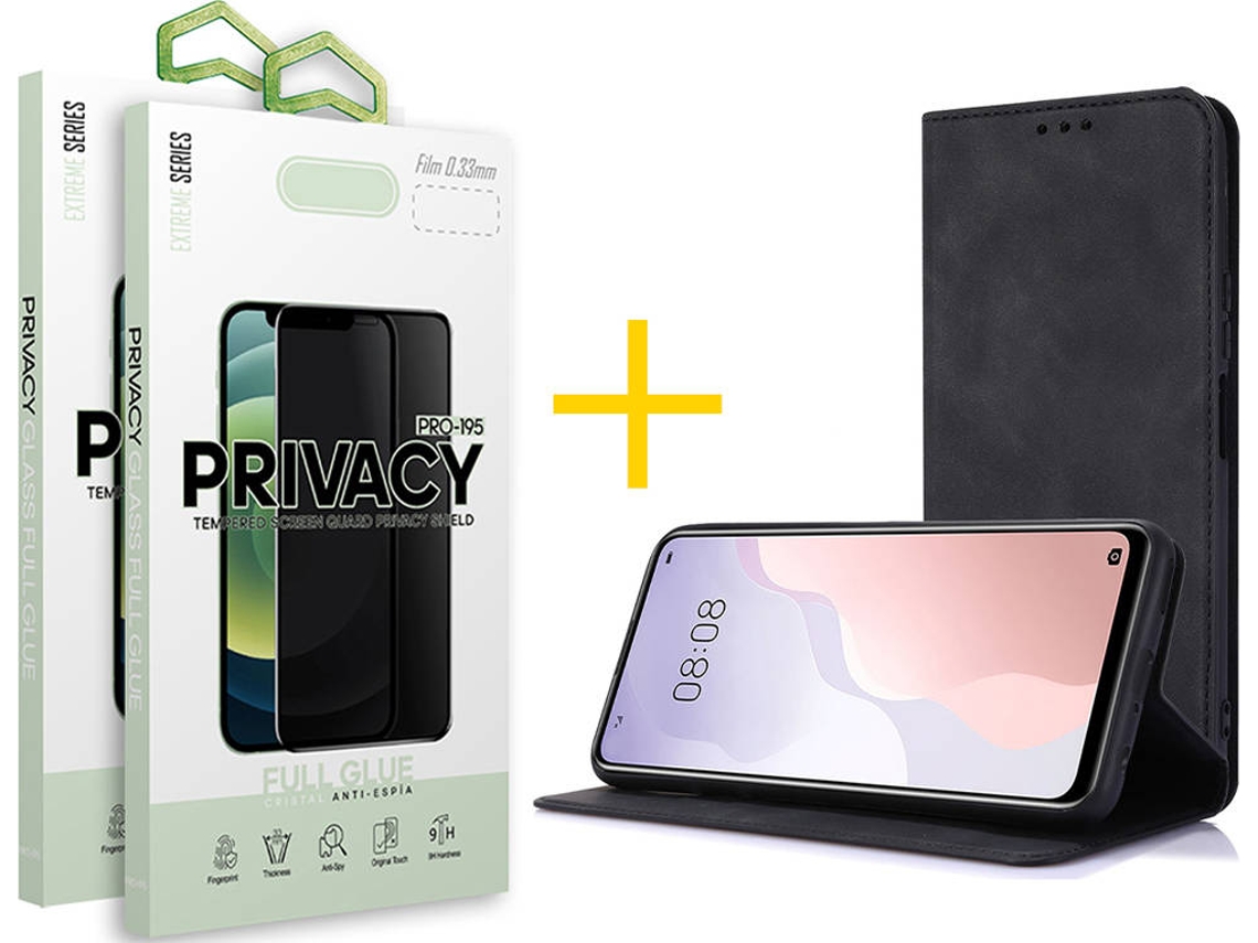 Capa + 2 Películas para Samsung Galaxy A71 SKYHE Preto