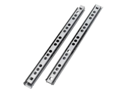Trilho Deslizante Com Rolamento Para Gaveta, 2 Peças, Bidirecional, 17mm De Largura, Com Extensão Total 246mm 10 Polegadas