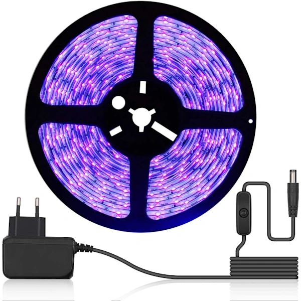 Fita de Led Uv de 5 M com 300 Leds Autoadesiva BRILVIBERA