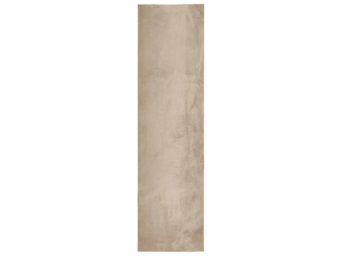 Conjunto 1 Tapete Moderno Vidaxl Castanho Poliéster (1000 X 80 Cm)