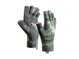 Luvas Sem Dedos Uv Upf50+ para Pesca e Outdoor
