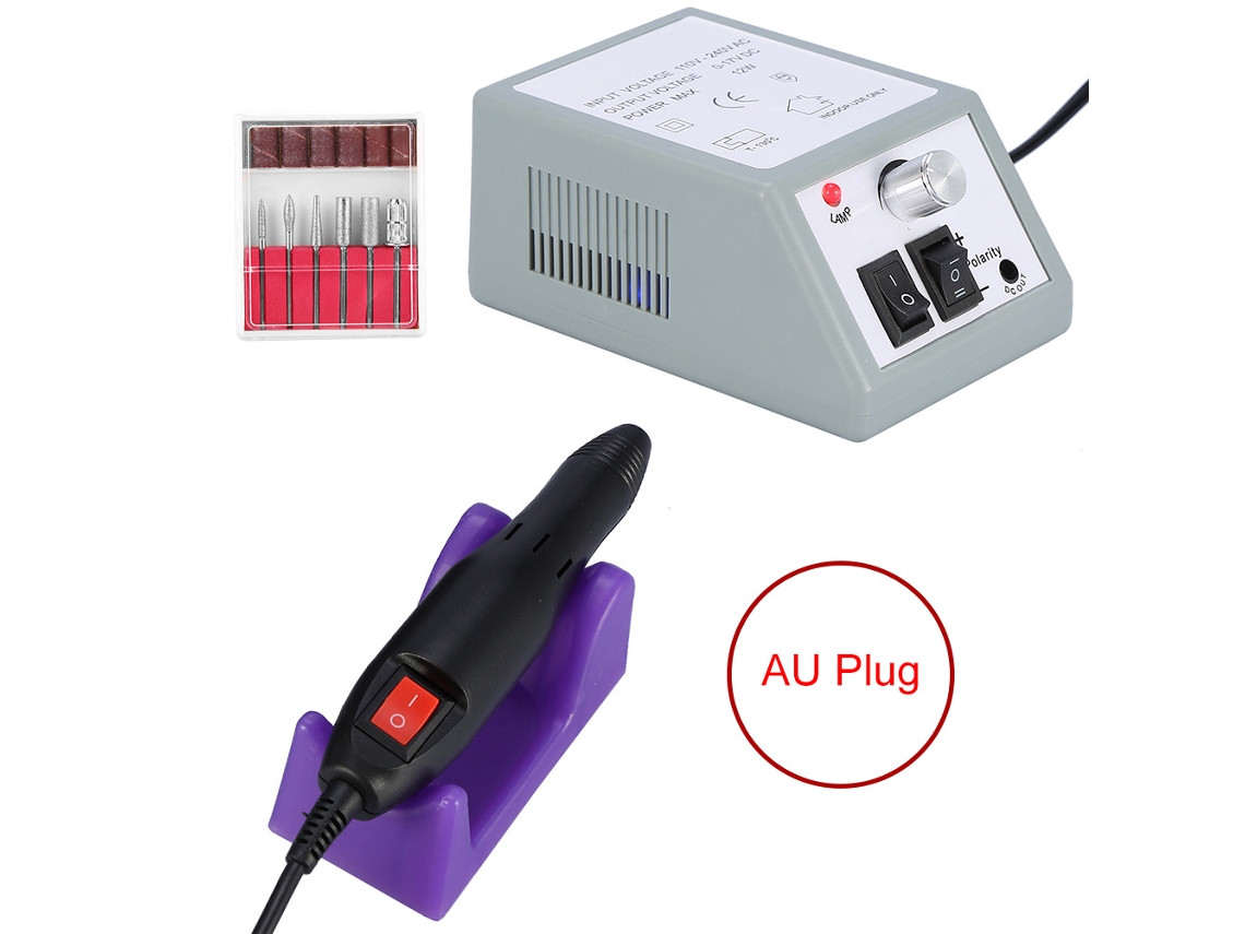 Kit De Furadeira Eléctrica Para Unhas Profissional, Lixadeira De Manicure E Pedicure 04