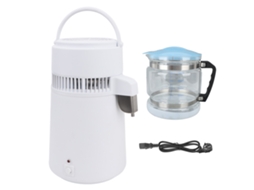Laxiscreed Máquina De Água Destilada 4l Automática Em Aço Inoxidável Com Garrafa De Vidro