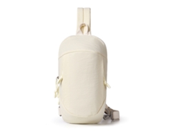 Mochila Antifurto (cor Off-white), Bolsa Pequena Para Atividades Ao Ar Livre, Bolsa Transversal Leve.