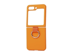 Capa para Samsung Galaxy Z Flip 5 BELINE Pele Sintética Laranja