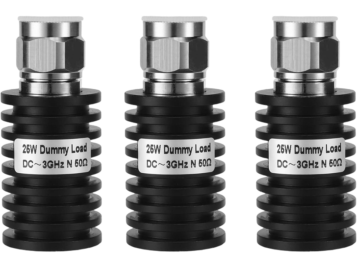 Conjunto De 3 Conectores Coaxiais Macho 25 Wn 50 Ohm Dc-3 Ghz, Tomada