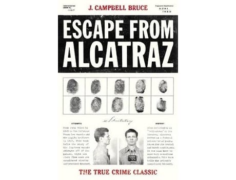 Livro escape from alcatraz de j. campbell bruce (inglês)