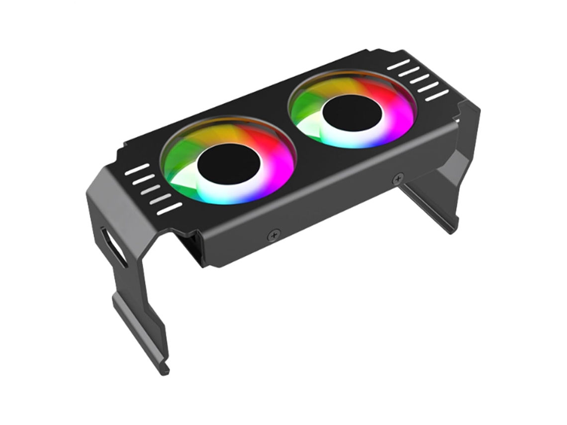 Radiador Para Cpu Com Duas Ventoinhas De 120 Mm