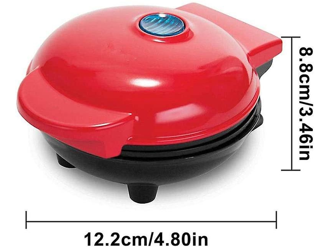 Damai Home Bread Maker Mini Baking Bolo Waffle Maker Sandwich Café Da Manhã Vermelho Europeu