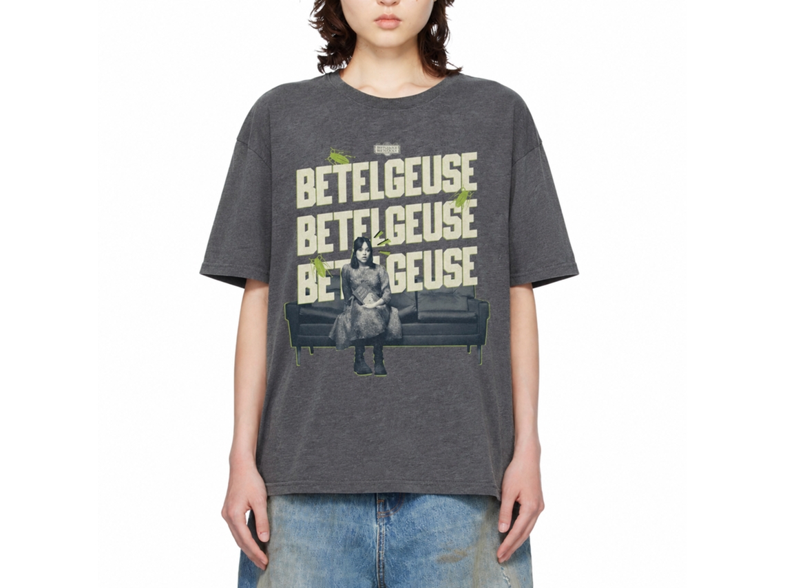 Rockinstone Beetlejuice Say It 3 Times T-shirt Size:m