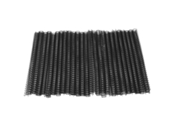 100 espinhos de encadernação com fio de loop duplo, 9,5mm, preto MARCA