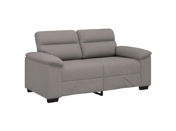 Sofá de 2 Lugares Tecido 160x81x84 Cm Cinzento Acastanhado MAISON EXCLUSIVE