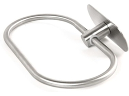 Suporte De Toalha Oval Para Parede, Argola De Toalha Moderna, Suporte Para Pendurar Na Parede