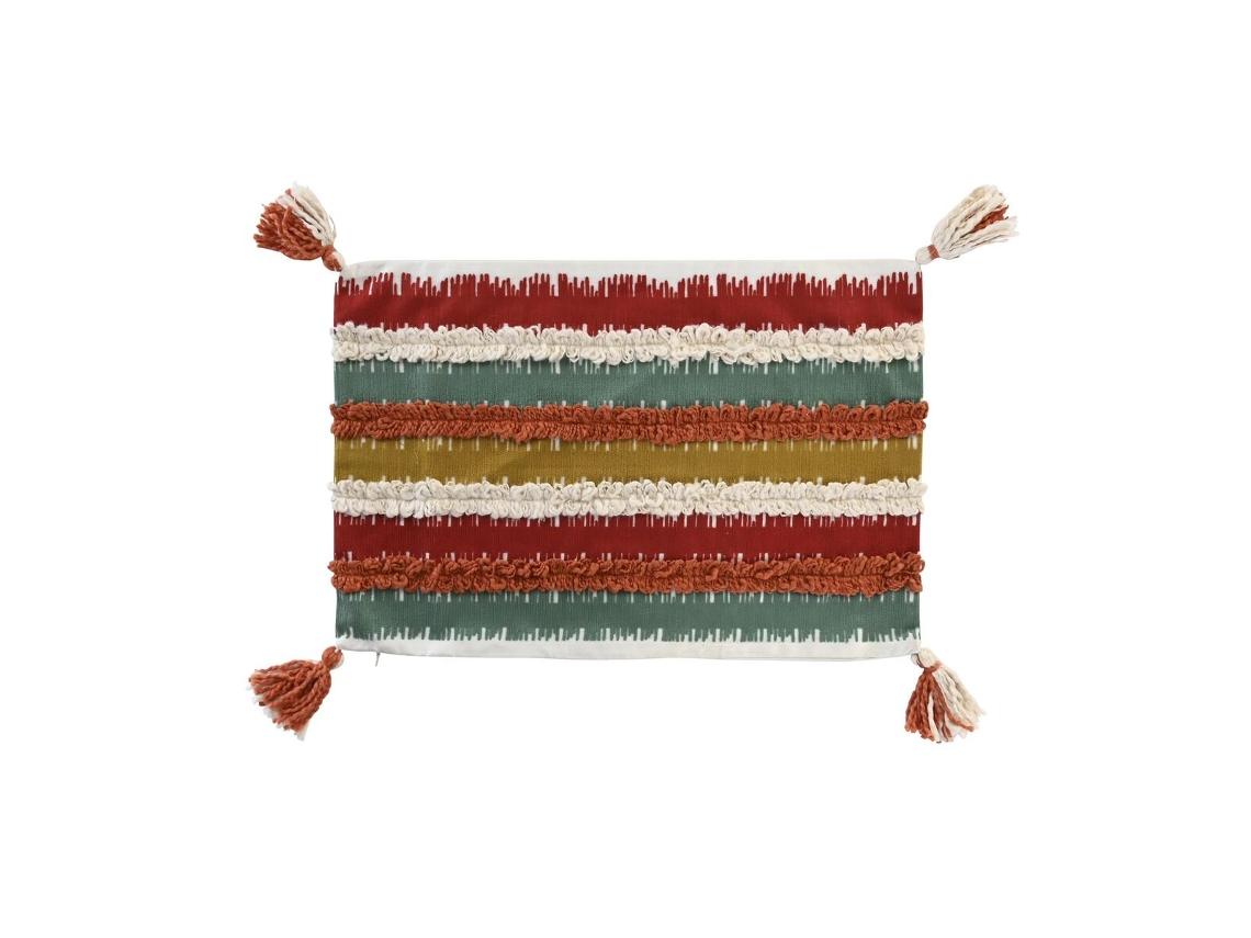 Capa de travesseiro DKD Home Decor Riscas Multicolor (60x1x40 cm)