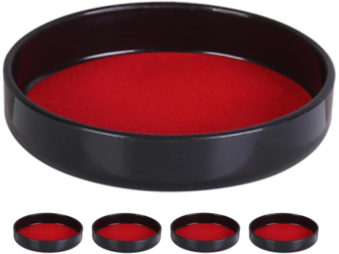 Conjunto De 5 Tampas Plásticas Para Copos De Dados, Com Encaixe Perfeito