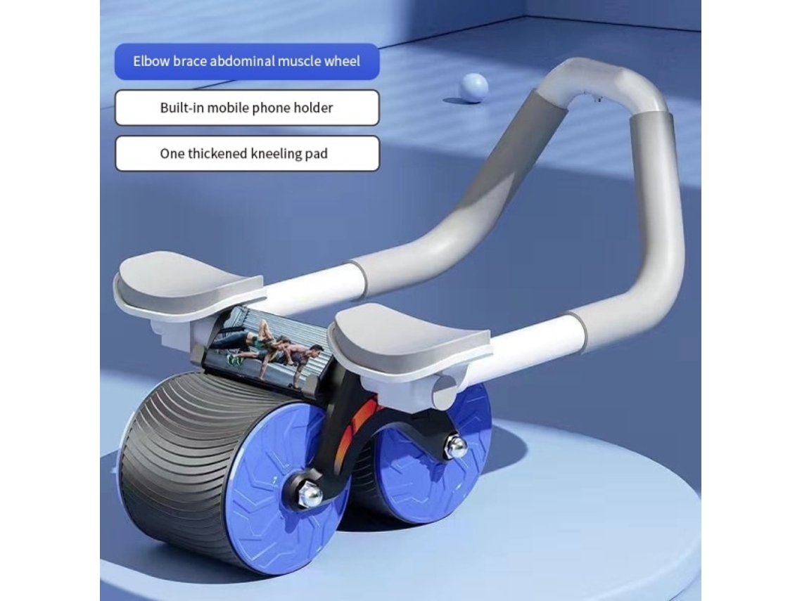 Lurelia Roda Abdominal Treinador De Prancha, Roda Abdominal Para Flexões, Exercício Abdominal Saudável Com Retorno Automático, Modelo Caseiro