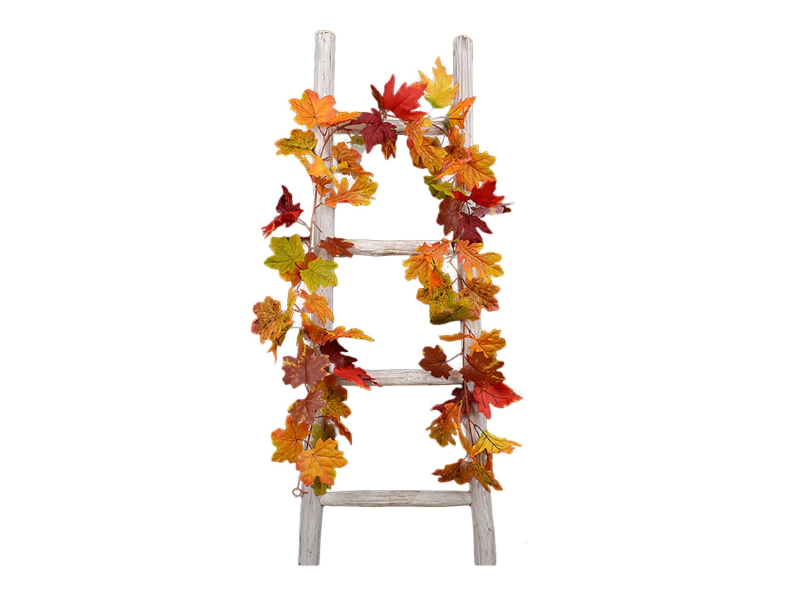 Videira De Folha De Bordo Artificial (180cm, Tecido De Seda E Plástico) Eoocoo