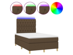 Box Spring Bed, Box Spring Beds Vidaxl Marrom Tecido (120 X 200 Cm)