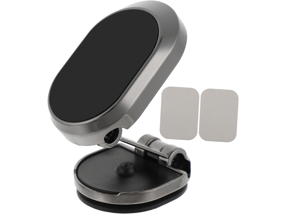 Suporte Magnético Dobrável Para Celular No Carro, Ideal Para Navegação E Com Fixação Estável.