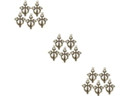 Pingente Com Fecho De Laço Em Forma De Pilão Demoníaco Nuobesty Para Colar, Ornamento Ou Chaveiro. Cruz