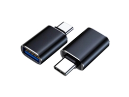 Aetheria 2 Adaptadores Otg Usb 3.0 Preto para Conexão Mouse Teclado Pd Carregamento Rápido 5gbps