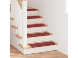 Vidaxl Tapetes Adesivos Para Escadas 15 Unid. 65 X 21 X 4 Cm Non-slip
