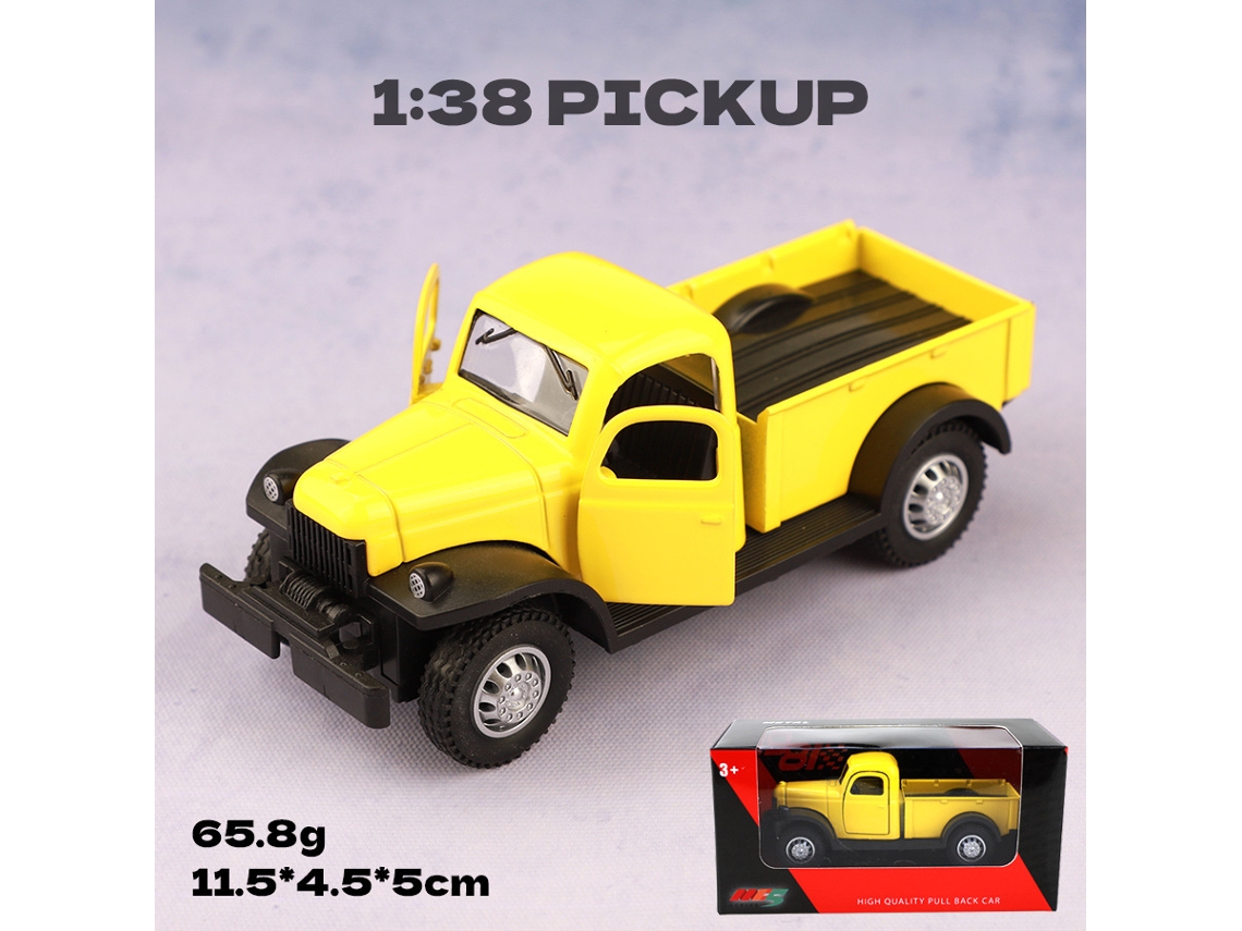 Miniatura de Carro Clássico Retrô em Escala 1/38, Feita em Metal Fundido, Brinquedo Realista. MDUG