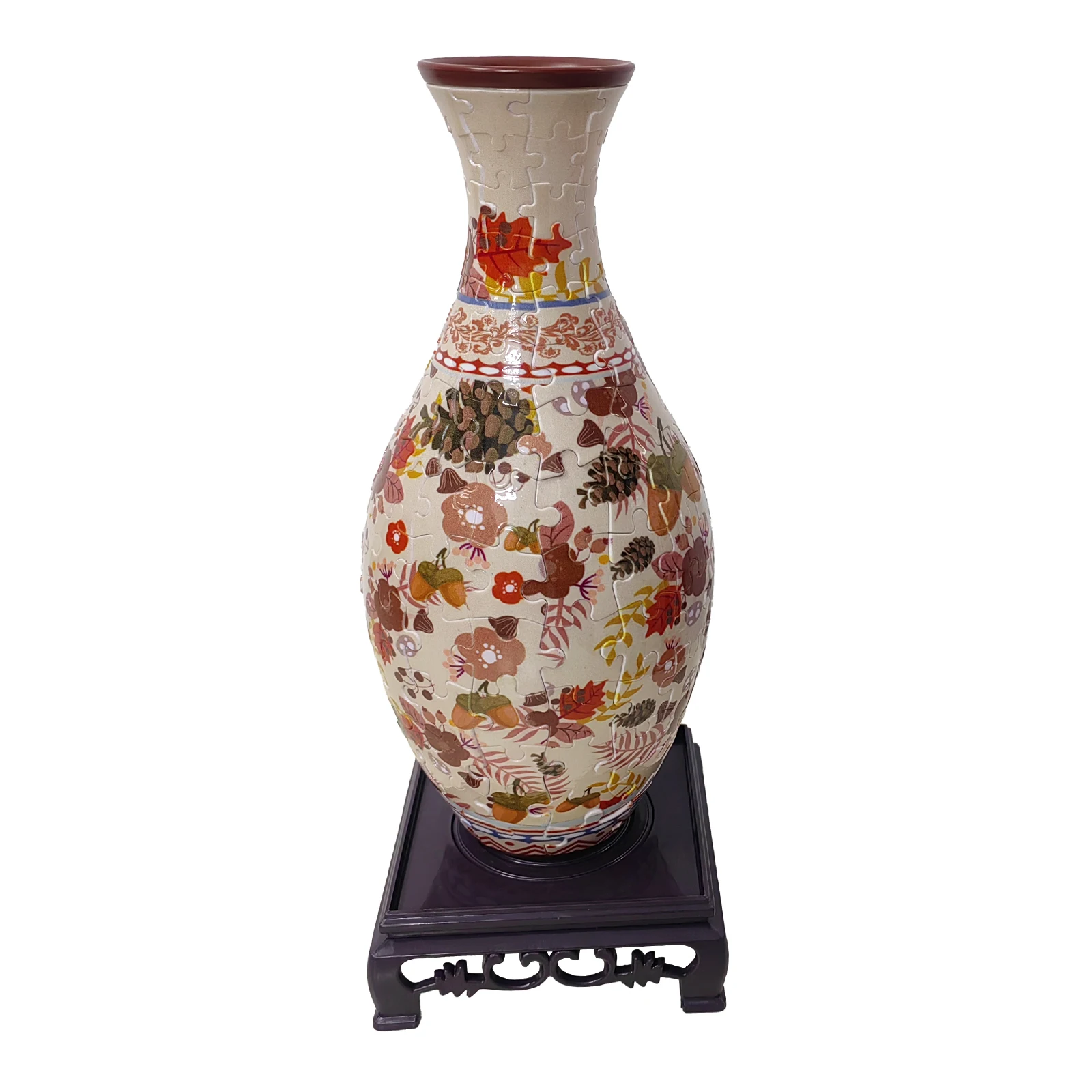 Vaso de Quebra cabeça 3d, Blocos de Montar para Crianças, Brinquedos Montessori MDUG