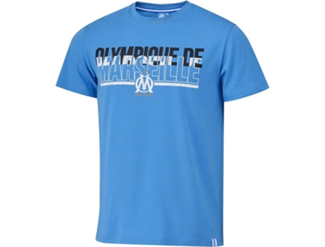 T-shirt para Menina de Futebol OLYMPIQUE DE MARSEILLE (10 Anos - Algodão - Azul)