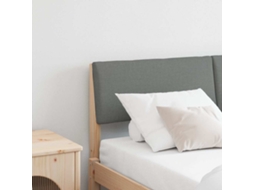 Vidaxl Cabeceira Estofada Cinza Escuro 160 Cm