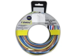 Rolo De Cabo EDM 2.5 mm 3 Cabos (Az-Mar-T) 10  mts   x  Cor 30  mts
