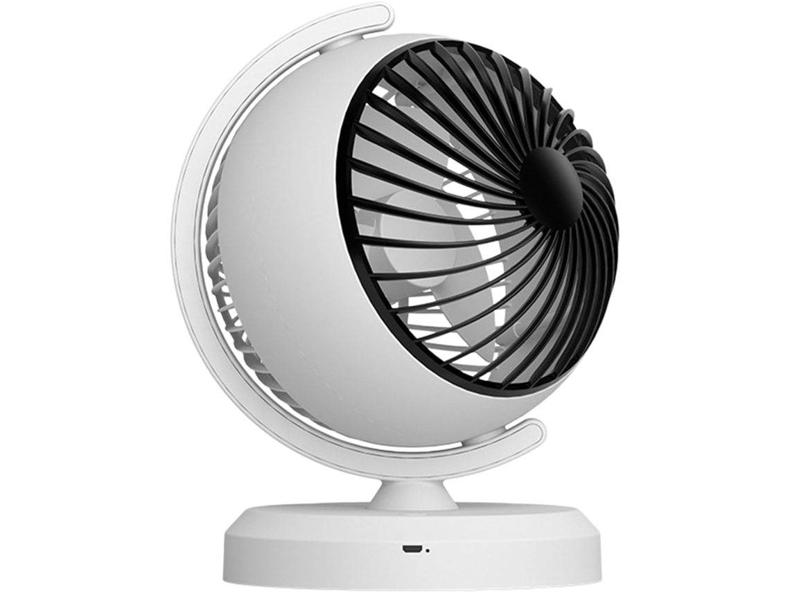 Ventilador De Mesa Para Quarto Com 5 Velocidades, Função Timer,