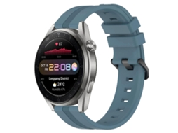 Pulseira De Silicone Listrada Côncava De 22 Mm Para Huawei Watch 3 Pro