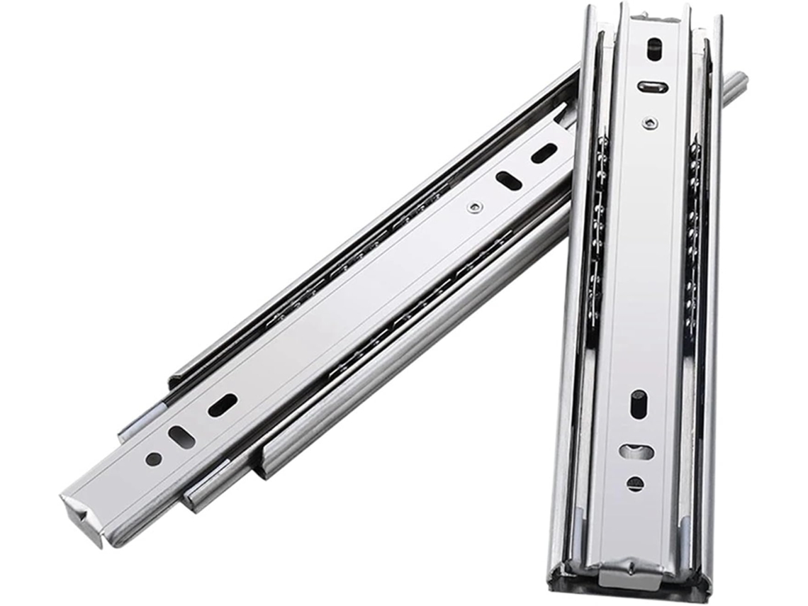Corrediças Laterais Para Armários, 1par De Trilhos Deslizantes Curtos 6 Polegadas Em Aço Inoxidável Para Gavetas, Com