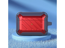 Capa protetora de silicone resistente a impactos com estampa Abelha para fones de ouvido sem fio AirPods Pro GIECY (azul)