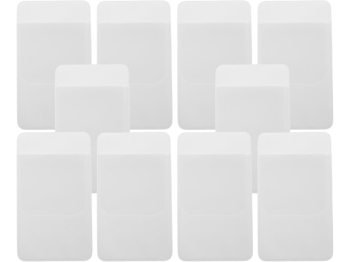 Conjunto De 10 Peças De Organizadores De Bolso Em Pvc Para Canetas E Arquivos.