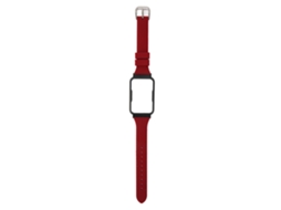 Cinta De Relógio Vermelho Vinho (substituição Silicone, Acessório Oppo Free)