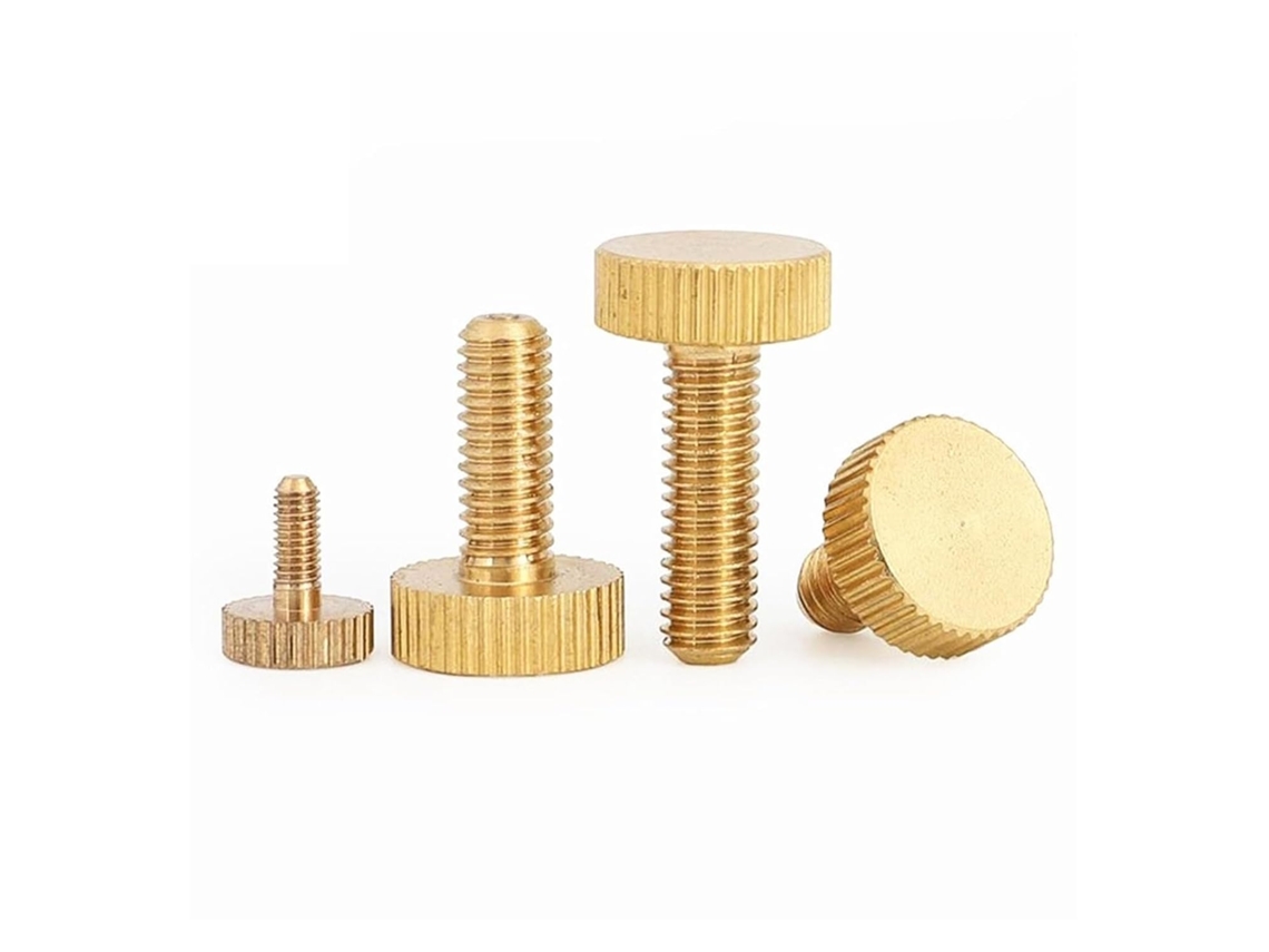 Parafuso Manual De Latão, M3-m10, Cabeça Plana Gb835, Aperto Com Cabo