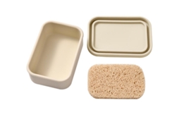 Saboneteira portátil de silicone à prova de vazamentos AQUAFORGE