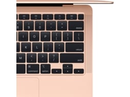 Macbook Air APPLE Dourado - MGND3Y/A (13.3'' - Apple M1 - RAM: 8 GB - 256 GB SSD - GPU 7-Core)