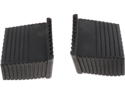 Protetor De Pés 2 Peças Para Equipamentos Ginástica, Fácil Instalação,