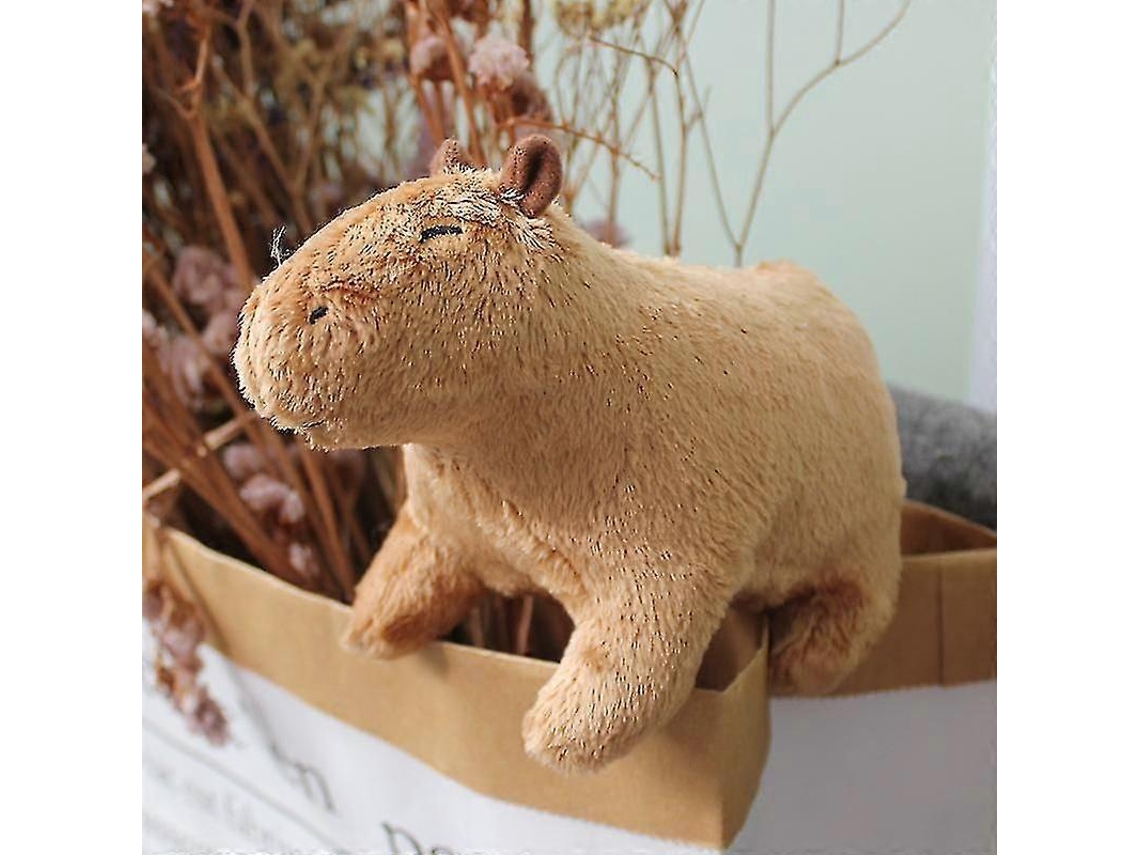 Pelúcia De Capivara Simulada, 17cm
