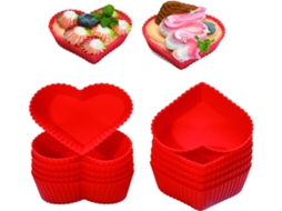 Lurelia Formas Para Muffins, 12 Formas, Silicone, Antiaderente, Para Muffins E Cupcakes
