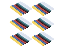 42pcs Tubos Térmicos Retráteis 6/3mm Isolamento Elétrico Cabeamento Proteção À Prova D'água
