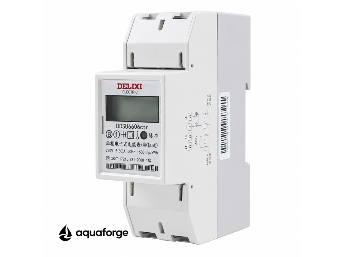 Medidor Elétrico Aquaforge Ddsu6606, 220v, 5(60)a