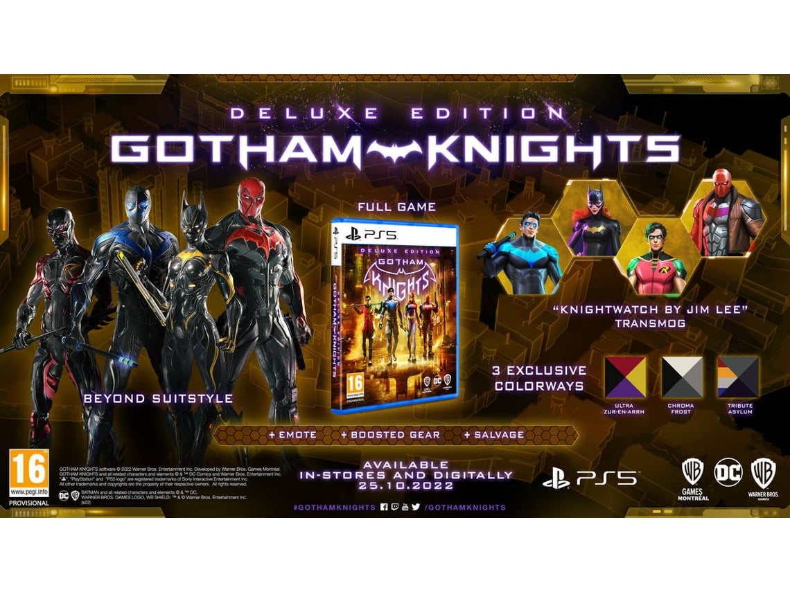 Gotham Knights confirma requisitos para PC
