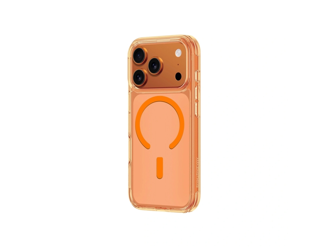 Etui Pokrowiec Case Na Iphone 17 Pro Minimal Magsafe - Pomarańczowy
