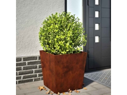 Vidaxl Plantadores De Jardim 2 Pcs Aço Resistente Às Intempéries